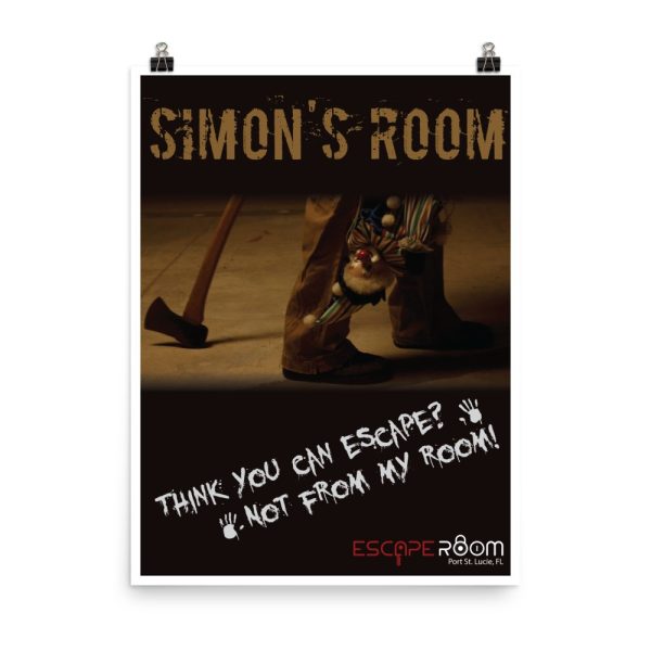 Simon's Room Photo paper poster