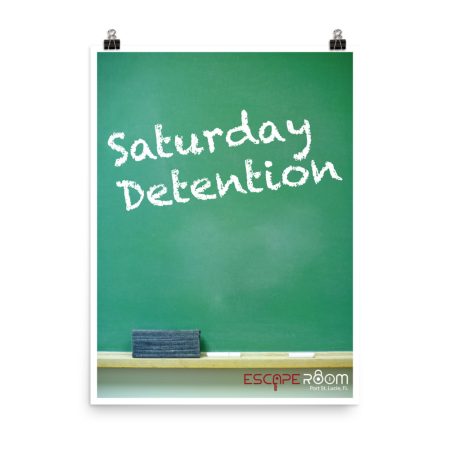 Saturday Detention Photo paper poster